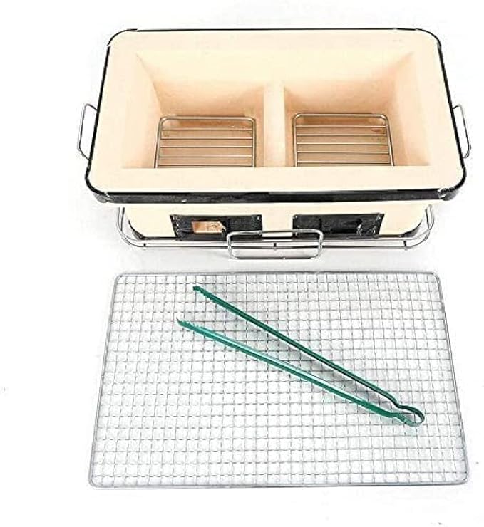Charcoal Table Grid, Table Grid, Ceramic Charcoal Grill, Japanese Yakitori Barbecue Grill, Porous Ceramic Barbecue Barbecue