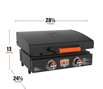 Blackstone OTG 22 Inch Tabletop Griddle Plate with Built-In Hood, Black - Portable Outdoor Grill Appliances for Camping, Tailgate Grilling, and On-the-Go Kitchen Cooking