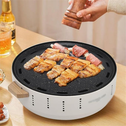 Portable Charcoal Grill for Outdoor Barbecue, Camping BBQ Grills with Stainless Steel Rack, Lightweight Camping Grill for Home and Travel, Easy to Clean BBQ Grill for Grilling Meat and Vegetables,29.