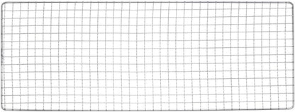 HARFINGTON Square BBQ Grill Net 19x50cm Stainless Steel Cross Wire Barbecue Mesh Mat for Baking Smoking Charcoal Grilling Roasting