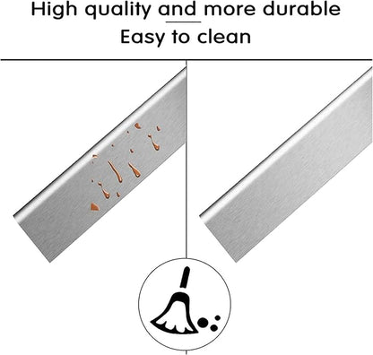 Uniflasy Grill Parts Replacement for Weber Spirit 310 E310, Genesis Silver B C, Genesis Platinum B C, Weber 900 (Side Control), 28 1/8" Stainless Steel Burner, 22.5" Stainless Steel Flavorizer Bars