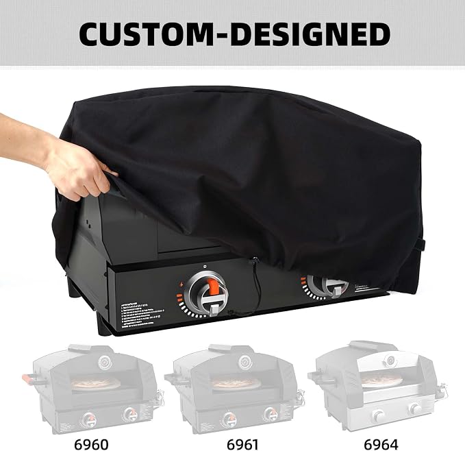 Cover for Blackstone 22" Pizza Oven 6960 Series, Weather-Proof, Cover Only | Waterproof, UV Resistant, Tear Resistant, Windproof, Outdoor Griddle Accessories for Blackstone Pizza Conversion Kit