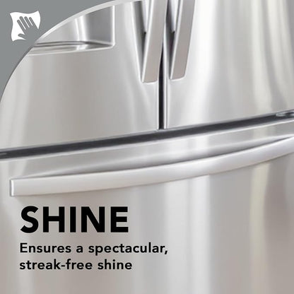 Weiman Stainless Steel Cleaner & Polisher, 30 Ct Wipes, Kitchen Appliance | Anti Fingerprint, Tetrachloroethylene (PCE) Free, Removes Water Spots & Grease, No Streaks or Residue, Metal Polish, Chrome,