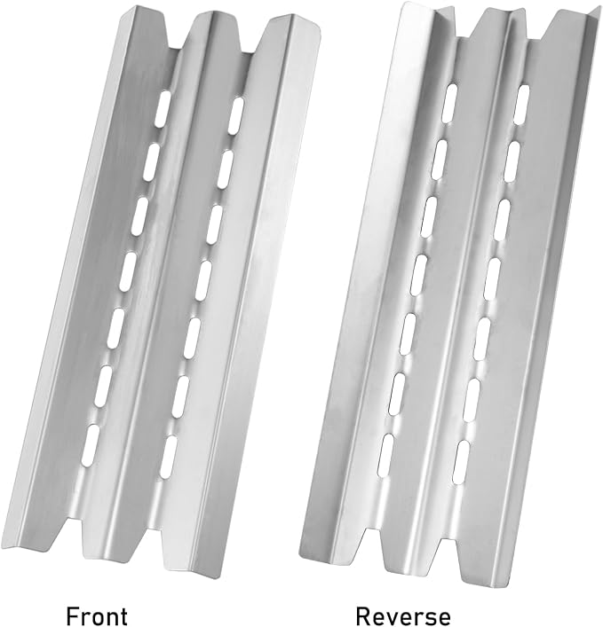 Grill Replacement Parts for Broil King Baron 420 440 490 320 340 9221-64 9221-67 9235-24 9235-84 9221-14 9211-54 9215-54 4 Burner Gas Grills, 15 3/4 Inch Heat Plates and 15 13/16 Inch Burner Tubes
