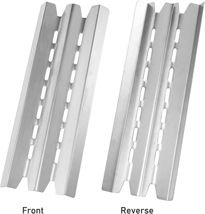 Grill Replacement Parts for Broil King Baron 420 440 490 320 340 9221-64 9221-67 9235-24 9235-84 9221-14 9211-54 9215-54 4 Burner Gas Grills, 15 3/4 Inch Heat Plates and 15 13/16 Inch Burner Tubes