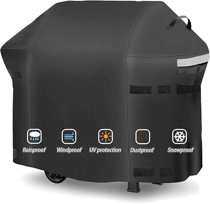 48 Inch 7138 Grill Cover for Weber Spirit 200 Series, Spirit E210, S210, E210, 215 Grills 2,Burner Grill, Anti-Fade Waterproof UV-Resistant Gas Grill Cover 600D Heavy Duty BBQ Grill Covers