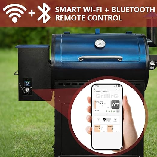 Universal WiFi and Bluetooth PID Digital Thermostat for Traeger Control Panel Replacement for Pit Boss、Traeger、Zgrill Pellet Grill Smoker， App-Enabled Thermostat Controller