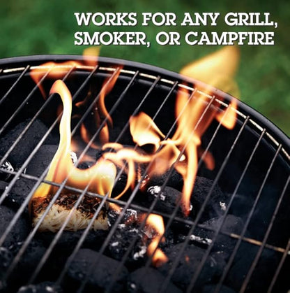 Camerons All Natural Fire Starters (100 Pack) - Lightning Fast Hardwood Firelighters for Campfire, BBQ Charcoal Grill, Fire Pit & Indoor Fireplace - No Flare Up, Non-Toxic, Wood & Pellet Stove Starter