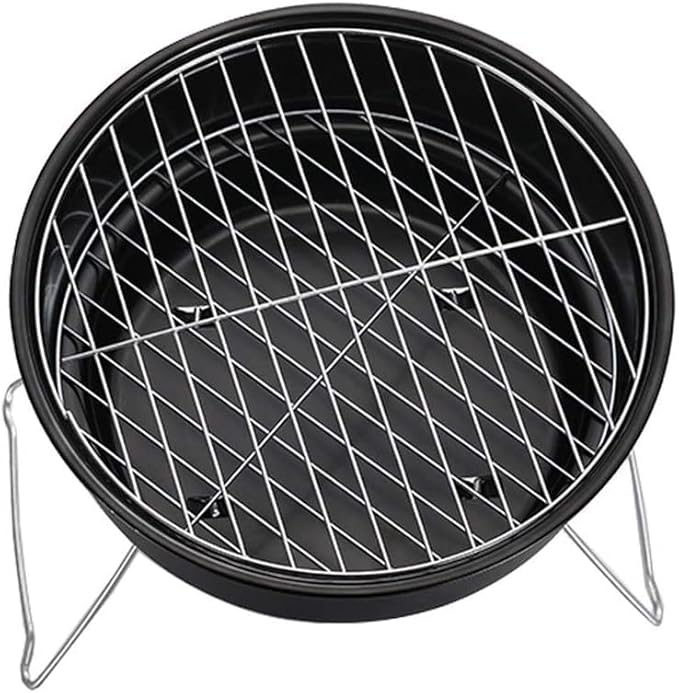Portable Charcoal Oven Folding Lightweight Barbecue Grill Small Tool for Outdoor Camping Cooking Picnics Hiking Backyard