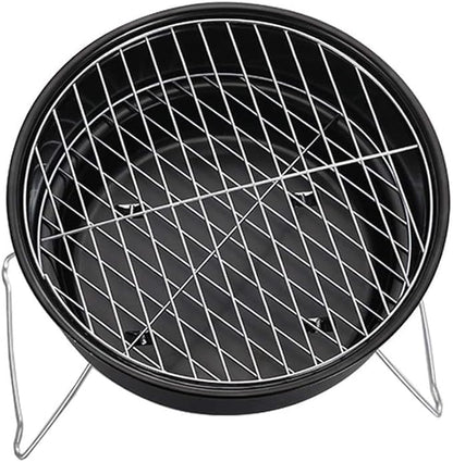 Portable Charcoal Oven Folding Lightweight Barbecue Grill Small Tool for Outdoor Camping Cooking Picnics Hiking Backyard