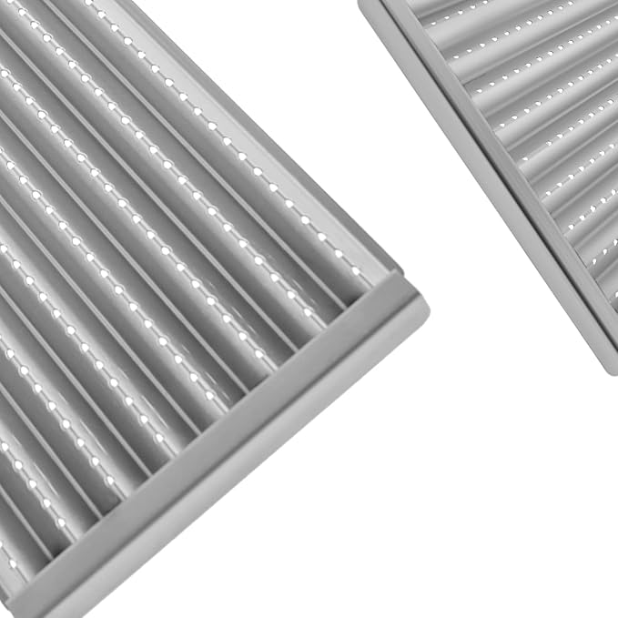 BBQ Future 18 7/16" Grill Grate Replacement Part for Charbroil Tru-Infrared 3 Burners Gas Grill 463241314 463257110 46327091 463271912 466247109 and more, 3 Pack Stamped Stainless Steel Emitter