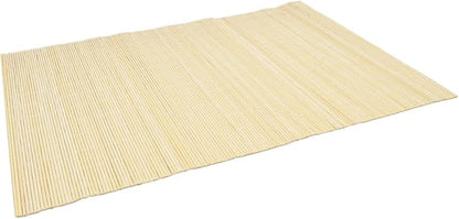 Dining Table Placemat, Heat-Resistant Place Mat Stain Resistant Anti-Skid Washable Bamboo Table Mat Placemat Kitchen Table mat… (Original Color)