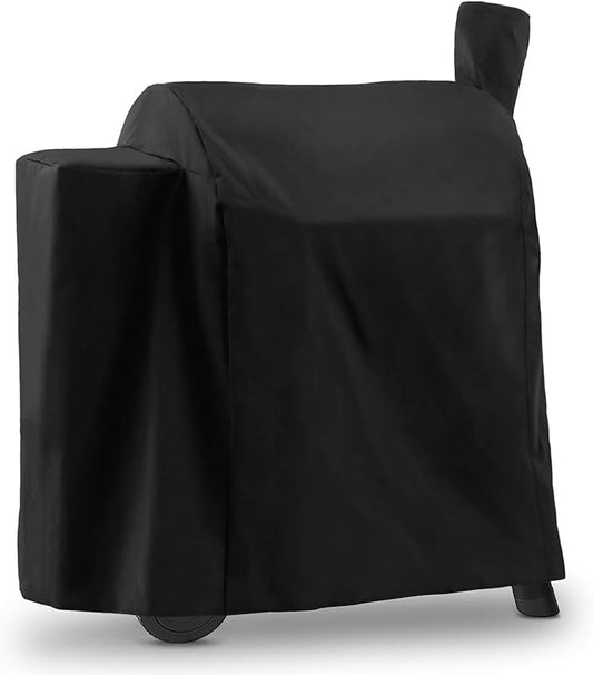 Arcedo Heavy Duty Waterproof Grill Cover Compatible with Traeger Pro 22 Series – Full-Length Outdoor Wood Pellet Smoker Cover for Century 22, Eastwood 22, Pro 575, Lil' Tex Elite 22 BBQ Grills, Black