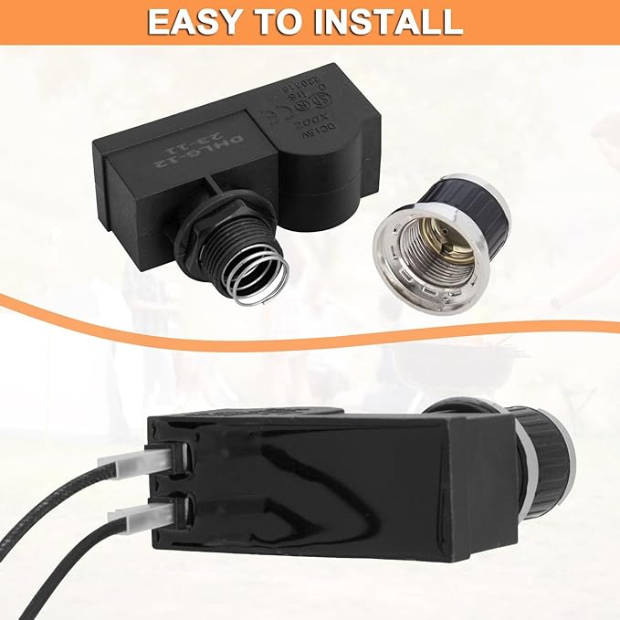 2 Outlet Igniter Kit for Blackstone 28" Griddle Igniter Replacement DHLG-12 Starter for Blackstone Ignition Switch 2-Burner Black Stone Accessories, Ignitor Button&Ignition Wires Kit,AA Battery Needed
