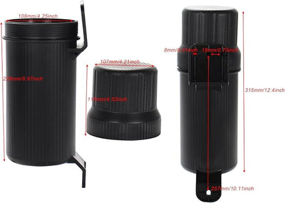 Universal Motorcycle Off-Road Tool Tube Storage Box Holder Manual Canister Waterproof Large size