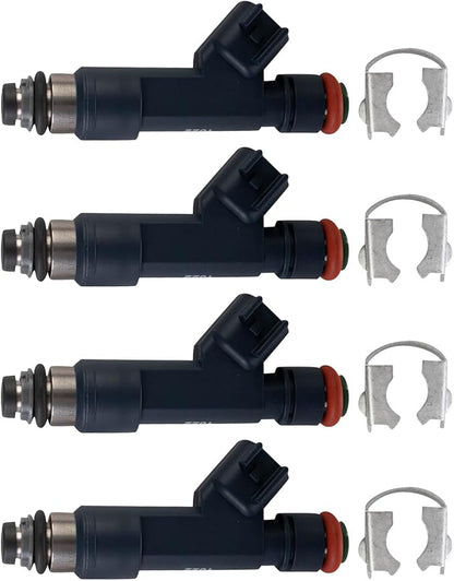TRQ Fuel Injector Set | For 2008-2010 Chevrolet Cobalt 2008 HHR 2008-2012 Malibu Pontiac G5 G6 2008-2009 Solstice Saturn Aura Sky Vue