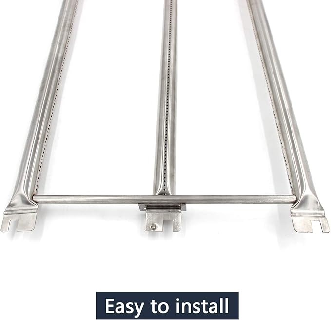 Hongso 13-Pcs Stainless Steel Flavorizer Bars and Burner Tube Kit Replacement for Weber Genesis I - IV, Genesis 1000-5000, Genesis Platinum I & II, with Side Control Panel, 5 pcs 23-3/8" 8 pcs 15-7/8"