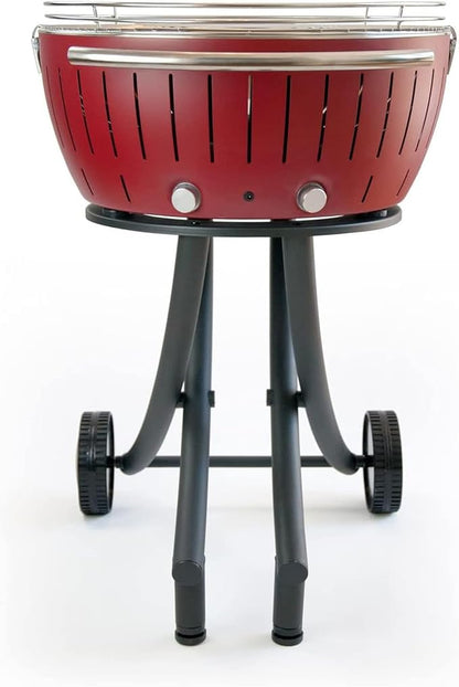 LotusGrill Barbecue Smokeless Grill Bundle with Grill Stand for Safe, Fun and Fast Grilling