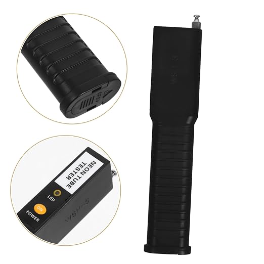 Angoily Light Bulb Led Neon Light Led Lightbulb Led Bulb Led Tester Thermometer Handheld Lamp Double Fork