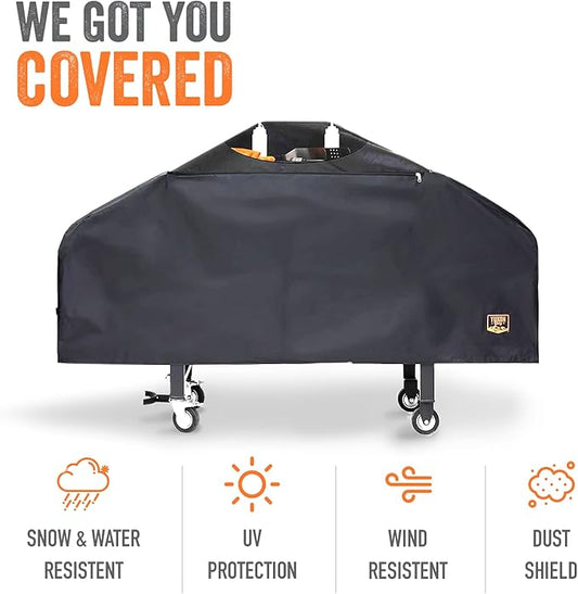 Yukon Glory™ Premium Heavy-Duty Griddle Cover for Blackstone 36 Inch Griddle and 6 Piece Griddle Tool Set, Complete Griddle Accessories Kit (Complete Griddle Accessories Kit)