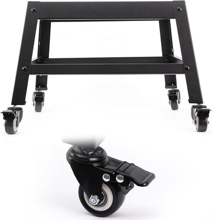 Mobile Stand for EAST OAK 30 inch Electric Smoker, Leg Extension Kit with Wheels for EAST OAK 30" Outdoor Electric Smoker, Smoker Grill Stand for Outdoor Barbecue,Black,All Steel Mobile Stand Base