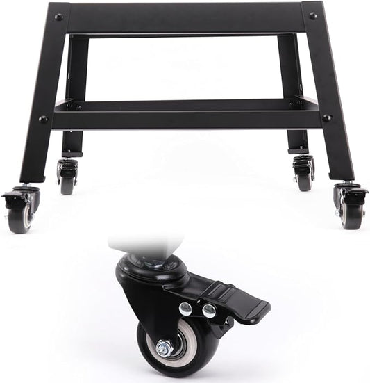 Mobile Stand for EAST OAK 30 inch Electric Smoker, Leg Extension Kit with Wheels for EAST OAK 30" Outdoor Electric Smoker, Smoker Grill Stand for Outdoor Barbecue,Black,All Steel Mobile Stand Base