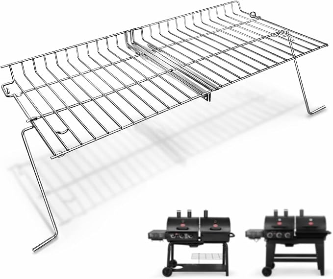 Grill Warming Rack for Char Griller Replacement Parts | Stainless Steel Warming Rack Replacement for chargriller 5050 3001 5650 5072 3008 parts