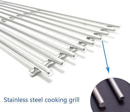 18" Stainless Steel Cooking Grid Grate for Charbroil Performance 463376018P2, 463376117, 463377117, 463673617, 463377017, 463347017 and 5 Burners 463347519 463347418 463342119 Gas Grill