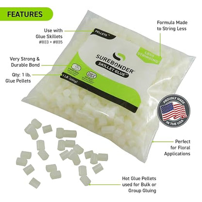 Surebonder B-2001 Skillet Glue, 1 Pound, 16 Ounce, Cream (Pack of 5)