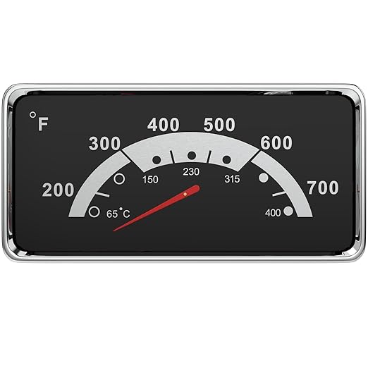3.6" Grill Temperature Gauge for Nexgrill 720-0882A 720-0898 720-0864R 720-0830A, Kenmore 148.23683310 119.16144210 148.23683310 146.23673310 Grill Parts, KitchenAid 720-0830A Lid Thermometer