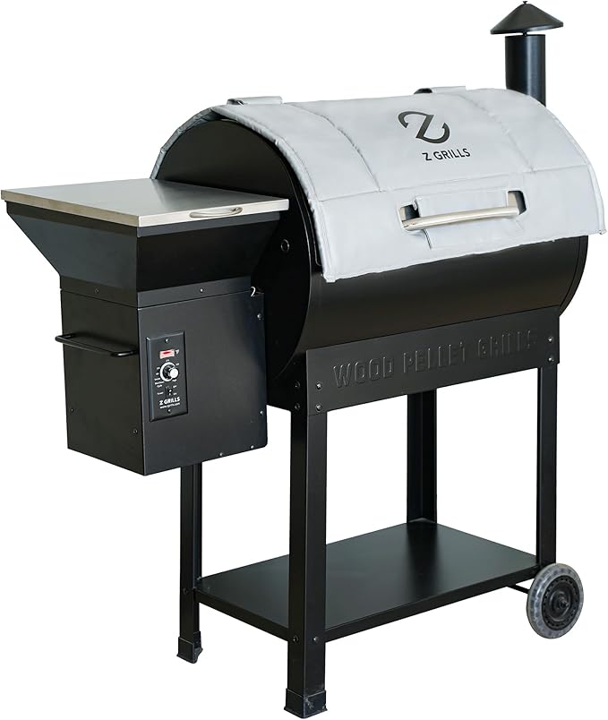 Z GRILLS Thermal Insulation Blanket Fire-Resistant 3-Layer Construction for Enhanced Temperature Preservation, Pellet Savings, Snow Resistance and Waterproof - Ideal for Outdoor Grilling