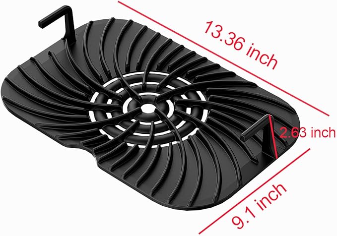 Replacement Grill Grate for Ninja Foodi FG551,Accessories for Ninja Foodi Smart XL 6-in-1 Indoor Grill,Non-stick Griddle Pan Replacement Parts
