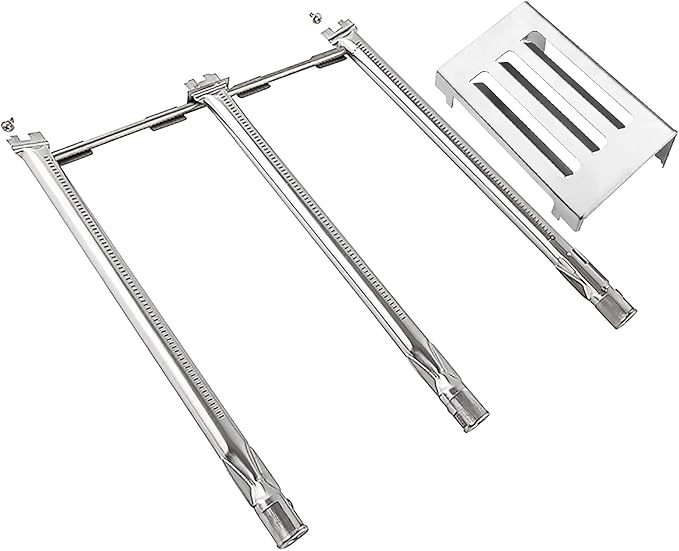 Grill Replacement Parts for Weber Spirit 2 Grill Parts GS4 Spirit II E310 E320 S310 S320 Parts for Weber GS4 Spirit 2 Burner Tube 67025 67103 69787 & Weber Heat Deflector 67060, Crossover Burner 67279