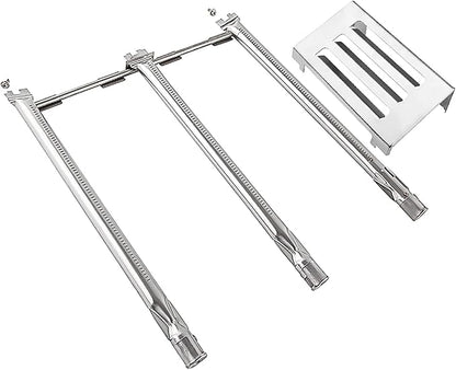 Grill Replacement Parts for Weber Spirit 2 Grill Parts GS4 Spirit II E310 E320 S310 S320 Parts for Weber GS4 Spirit 2 Burner Tube 67025 67103 69787 & Weber Heat Deflector 67060, Crossover Burner 67279