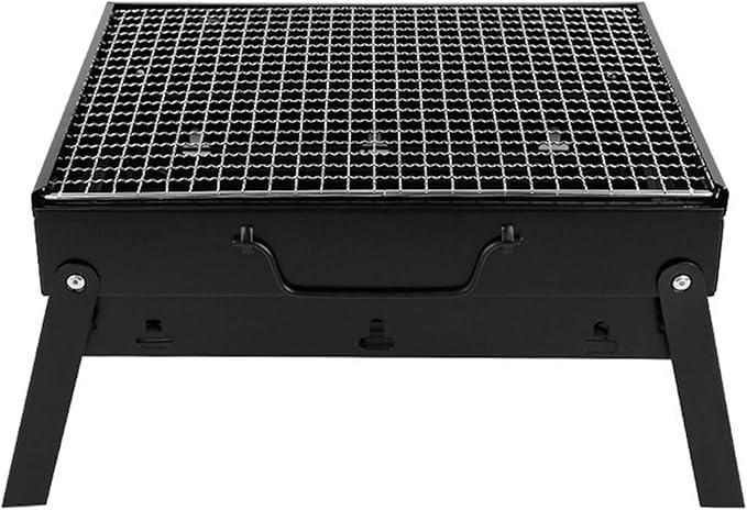 Portable Charcoal Grill for Camping BBQ, Outdoor Barbecue Grill Foldable Stove for 1-6 Persons Picnic Travel Beach Party, Lightweight Camping BBQ Grills with Handle,A-1