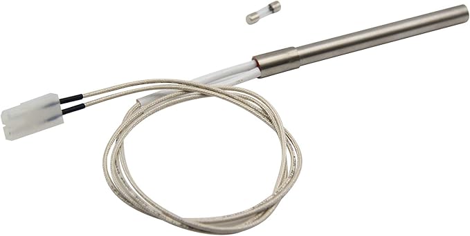 Hot Rod Ignitor Kit Replacement for All Louisiana Wood Pellet Grills and Pellet Smokers 120V 300W 240mm/9.4inch Heat Woven Wire Lead