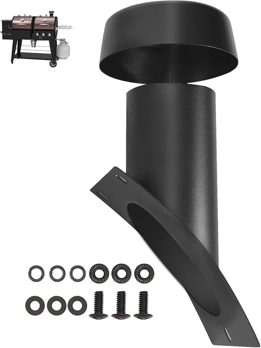 Grill Smoke Stack for Pit Boss PB1230 Series Smoker Chimney Replacement Wood Pellet Smoking Grill Part for Pit Boss PB1230SP
