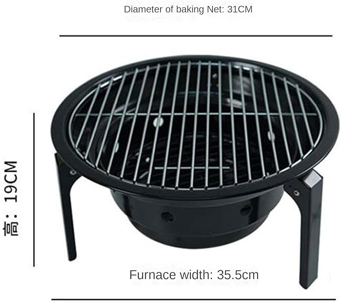 Portable Charcoal Grill Outdoor Charcoal Barbecue Grill Portable Grill For Picnic Backyard Camping Travel Barbecue Grill For Backyard