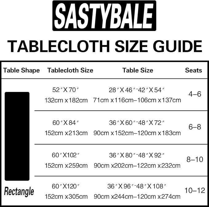 Vinyl Tablecloth with Flannel Backing for Rectangle Tables 60 x 84 Inch | Waterproof Non Slip Floral Plastic Tablecloth, Heavy Duty Table Cover for Dining, Party, Indoor, Outdoor, Blue