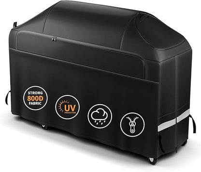 Grisun Grill Cover for Traeger Timberline XL TBB01RLG, Ironwood XL TFB93RLG BAC639 BAC647 Wood Pellet Grills - Heavy Duty Waterproof Fade Resistant Grill Cover for Traeger Cover