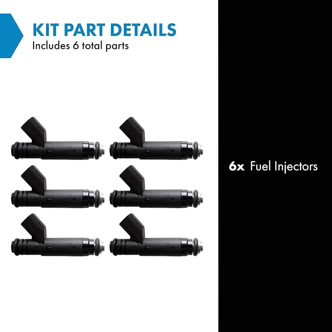 TRQ Fuel Injector Set | For 2004-2005 Ford Freestar 2006 Taurus Mercury Monterey 2001-2005 Sable