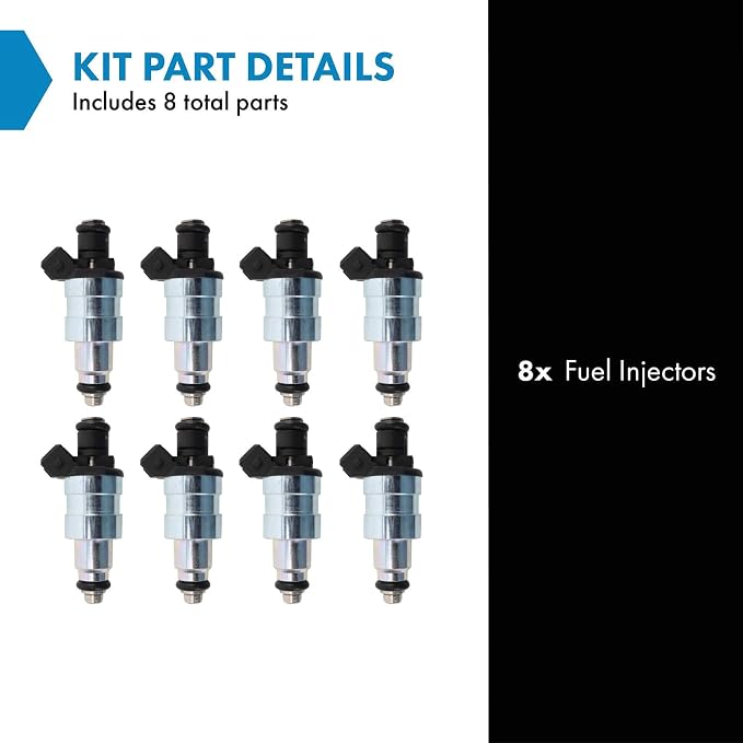 TRQ Fuel Injector Set | For 1987-1988 Chevrolet Camaro 1986-1988 Corvette Pontiac Firebird