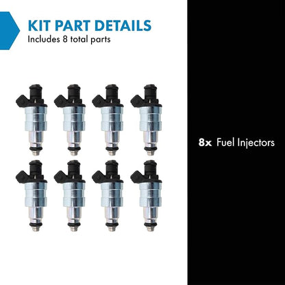 TRQ Fuel Injector Set | For 1987-1988 Chevrolet Camaro 1986-1988 Corvette Pontiac Firebird