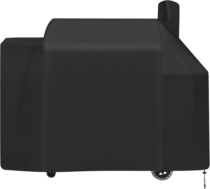 Grill Cover for Pit Boss 1600 Pro Series Elite Wood Pellet Smoker Parts Outdoor Accessory PB1600PS1 Sportsman PB1600SPW 600D Heavy Duty Anti-Fade Waterproof 30939 31818
