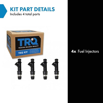 TRQ Fuel Injector Set | For 2004-2009 Chevrolet Aveo