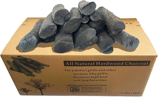 Quality Natural Hardwood Charcoal, high-Grade Charcoal, Suitable for Grilling Chicken skewers and Various Charcoal BBQ (11.00 pounds)