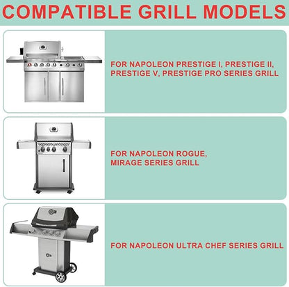 62007 Grill Grease Tray Liners for Napoleon Grill Accessories Prestige 500 Parts, Disposable Drip Pan Liners for Prestige pro/I/II, Prestige V, Rogue, Mirage, Ultra Chef Series Parts, 20 Packs