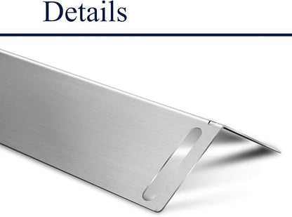 16 1/2 Inch Grill Heat Plates Shield Burner Covers BBQ Gas Grill Replacement Parts, Heat Tent for Charbroil 463211513, 463211514, 463211512, BBQ Grillware GGPL-2100, GGPL2100, Smoke Canyon