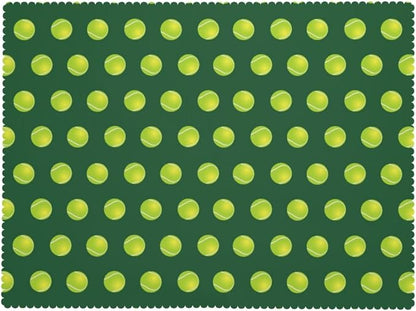 Tennis Ball Rectangular Tablecloth, Sports Themed Table Cloth Washable Tablecloths Decorative Table Cover for Kitchen, Dining, or Parties 54x72 Inches