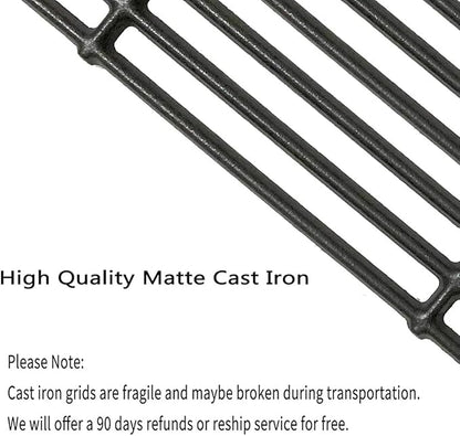 C6505A(4-Pack) 19 3/4" Cast Iron Cooking Grid Grates Replacement for Chargriller 2121, 2123, 2222, 2828, 3001, 3008, 3030, 3725, 4000, 4208, 5050, 5072, 5252, 9020